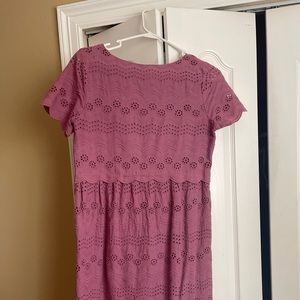 Pink Eyelet Dress Wedding Guest